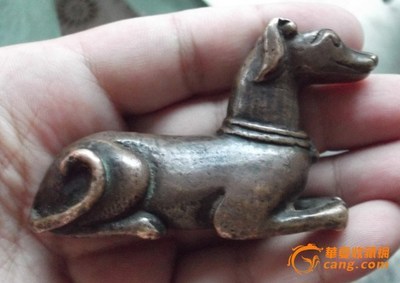 大家看看这只铜兽,来自藏友人面桃花-铜器-造像-藏品鉴定估价-华夏收藏网